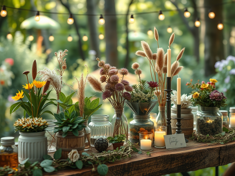 Fenntartható Esküvői Dekoráció: Stílus és Környezetvédelem Együtt